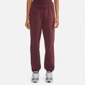 Aritzia Burgundy Track Pants